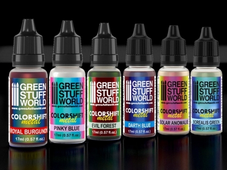 GREEN STUFF WORLD Colorshift Chameleon Acrylic Paint Set 1 (Box Of 6 - View #12